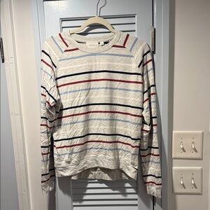 Women's Striped Crewneck Top